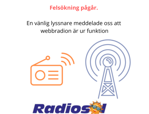 Nåt fel på webbradion Felsökning