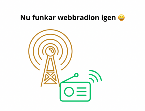 Webbradion fungerar igen.